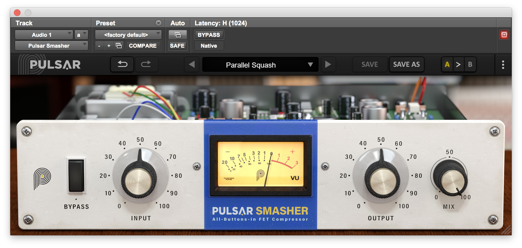 Pulsar Audio Smasher 1176 FET Compressor (Latest Version)